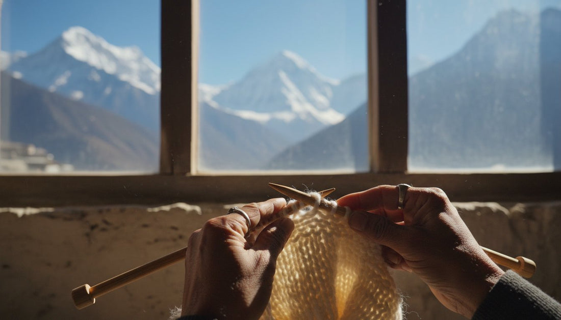 Handgjord ullmössa: En berättelse om värme och hantverk från Himalaya
