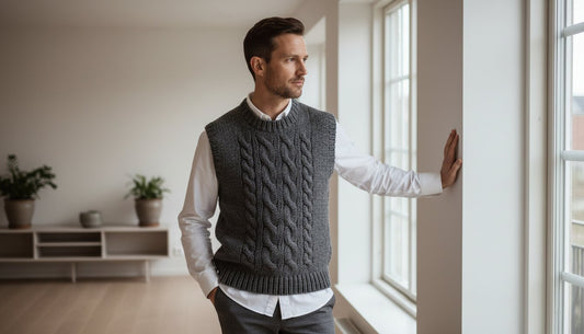 Stickad Ullväst Herr: Din Guide till Tidlös Värme och Stil