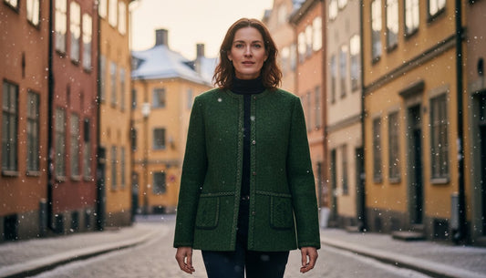 Unik vinterjacka dam: Din guide till handgjord värme och tidlös stil