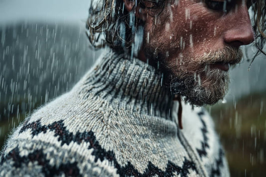 Ull i regn och rusk